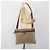 Borsa a Spalla GUCCI GG Canvas Beige Argento 90477 Auth 186195A - vista 23