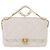 CHANEL Matelasse Chain Shoulder Bag Lamb Skin 2way White Gold CC Auth 185768SAM Bianco D'oro - vista 13