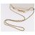 CHANEL Matelasse Chain Shoulder Bag Lamb Skin 2way White Gold CC Auth 185768SAM Bianco D'oro - vista 8