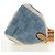 LOUIS VUITTON LV SKI Keepall Bandouliere40 Boston Bag Blue N00111 Auth 185350SM - vista 4