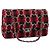 CHANEL Matelasse25 Double Flap Chain Bag Tweed Red Silver CC Auth 187053SAM Argento Rosso