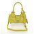 Borsa PRADA in pelle 2way Giallo Argento Auth 184870SAM - vista 12