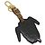 LOUIS VUITTON Catgram Porte Cles Porto Address Charm Black MP2281 Auth 185764M Nero