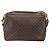 Céline Borsa a Spalla CELINE Macadam Canvas PVC Pelle Marrone Oro Auth 186814 D'oro - vista 2
