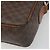 Céline Borsa a Spalla CELINE Macadam Canvas PVC Pelle Marrone Oro Auth 186814 D'oro - vista 8
