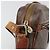 Céline Borsa a Spalla CELINE Macadam Canvas PVC Pelle Marrone Oro Auth 186814 D'oro - vista 9