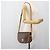 Céline Borsa a Spalla CELINE Macadam Canvas PVC Pelle Marrone Oro Auth BA13476 D'oro - vista 23