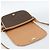 Céline Borsa a Spalla CELINE Macadam Canvas PVC Pelle Marrone Oro Auth BA13476 D'oro - vista 9