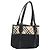 Borsa a mano BURBERRY Nova Check in nylon Beige Nero Argento Auth 187375A