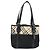 Borsa a mano BURBERRY Nova Check in nylon Beige Nero Argento Auth 187375A - vista 13