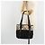 Borsa a mano BURBERRY Nova Check in nylon Beige Nero Argento Auth 187375A - vista 24
