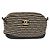 CHANEL Matelasse Chain Shoulder Bag Canvas Beige Gold CC Auth 185766 D'oro - vista 13