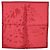 CARTIER Mini Scarf Leopard Silk Red Auth am11882M Rosso