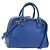 Borsa LOEWE Amazona 75 in pelle 2way Blu Oro Auth 185420SM D'oro