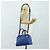 Borsa LOEWE Amazona 75 in pelle 2way Blu Oro Auth 185420SM D'oro - vista 28