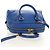 Borsa LOEWE Amazona 75 in pelle 2way Blu Oro Auth 185420SM D'oro - vista 6