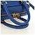 Borsa LOEWE Amazona 75 in pelle 2way Blu Oro Auth 185420SM D'oro - vista 7