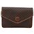 Céline CELINE Macadam Canvas Schultertasche PVC Leder Braun Gold Auth ka4803 Golden - Ansicht 13