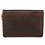 Céline CELINE Macadam Canvas Schultertasche PVC Leder Braun Gold Auth ka4803 Golden - Ansicht 2