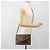 Céline CELINE Macadam Canvas Schultertasche PVC Leder Braun Gold Auth ka4803 Golden - Ansicht 23