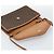 Céline CELINE Macadam Canvas Schultertasche PVC Leder Braun Gold Auth ka4803 Golden - Ansicht 9