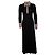 Etro, vestido midi con cuello negro