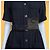 Vestido Chanel de Tweed Preto com Cinto de Logotipo - vista 5