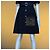 Vestido Chanel de Tweed Preto com Cinto de Logotipo - vista 6