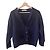 Burberry Cardigan aus reiner Schurwolle Dunkelblau