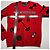 Love Moschino Roter Wollpullover Gym-Motive Schwarz Weiß - Ansicht 5