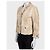 Eng anliegende Jacke aus beigem Lammleder Prada L - Ansicht 2