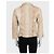Eng anliegende Jacke aus beigem Lammleder Prada L - Ansicht 3