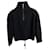 Alberta Ferretti Ferre Grobstrick-Pullover mit Reißverschluss Schwarz