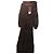 The Kooples Abito lungo nero con paillettes e velluto