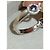 Autre Marque Anello Guérin in oro bianco 750/1000 con zaffiri e diamanti - vista 6
