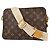 Louis Vuitton Nigo Trio Messenger Limited Edition Stripes Monogram Canvas Marrone - vista 2