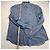 Camicia con bottoni in cotone blu da uomo Burberry Brit - vista 9
