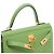 Hermès HERMES Kelly 28 Tasche aus grünem Leder - 103667 - Ansicht 6