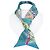 Hermès Foulard Twilly Hermes L'Arbre de Vie in blu - vista 2