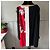 Colorblock Kleid Class von Roberto Cavalli Schwarz Weiß Rot Grau - Ansicht 2