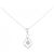Autre Marque Collana in oro bianco Au750 e diamanti Argento
