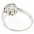 Autre Marque Pt900 Platin Diamantring Silber - Ansicht 3