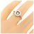 Autre Marque Pt900 Platin Diamantring Silber - Ansicht 5