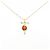 Autre Marque Collana in oro Au750 con opale e diamante D'oro