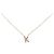 Autre Marque Au750 Diamant Initial K Halskette Golden
