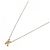 Autre Marque Au750 Diamant Initial K Halskette Golden - Ansicht 2