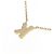Autre Marque Au750 Diamant Initial K Halskette Golden - Ansicht 4
