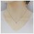 Autre Marque Au750 Diamant Initial K Halskette Golden - Ansicht 6