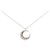 Autre Marque Collana Moon in Au750 e Diamanti Rosa
