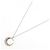 Autre Marque Collana Moon in Au750 e Diamanti Rosa - vista 2
